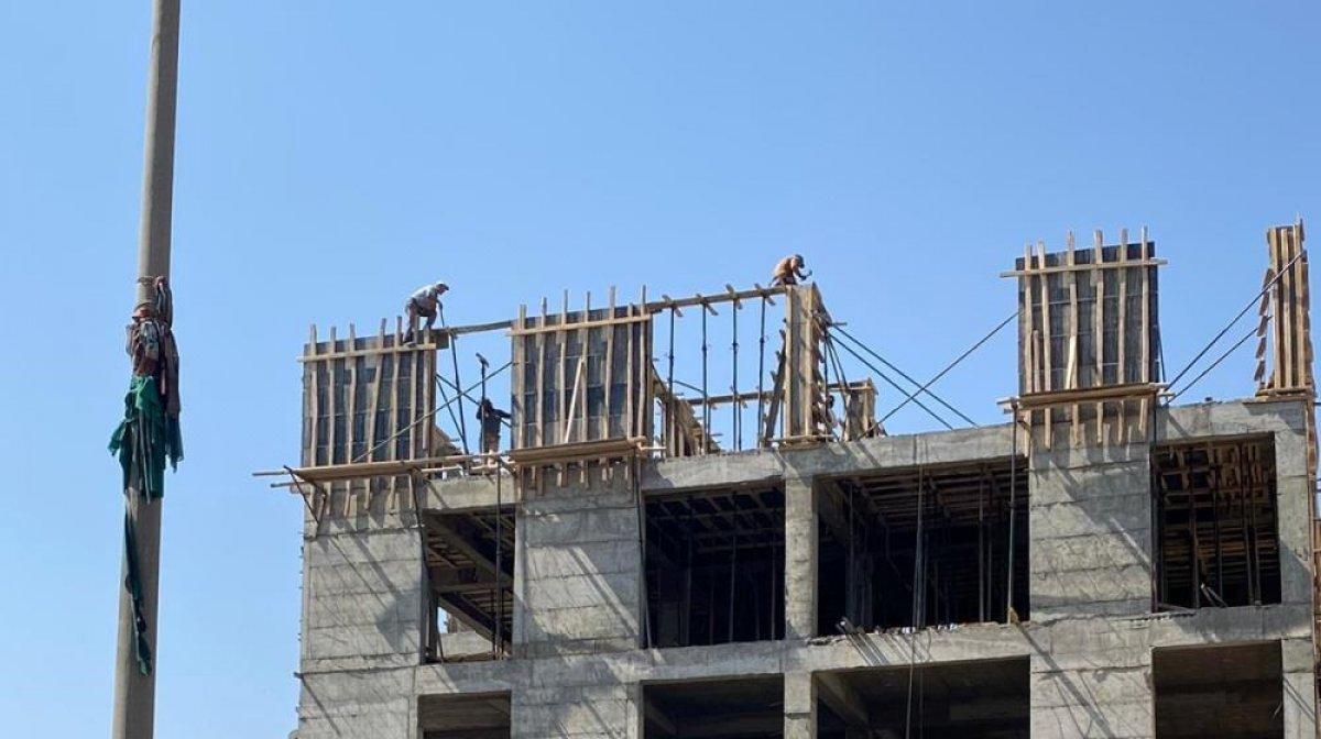 Diyarbakır’da inşaat işçileri tehlikeye davet çıkardı