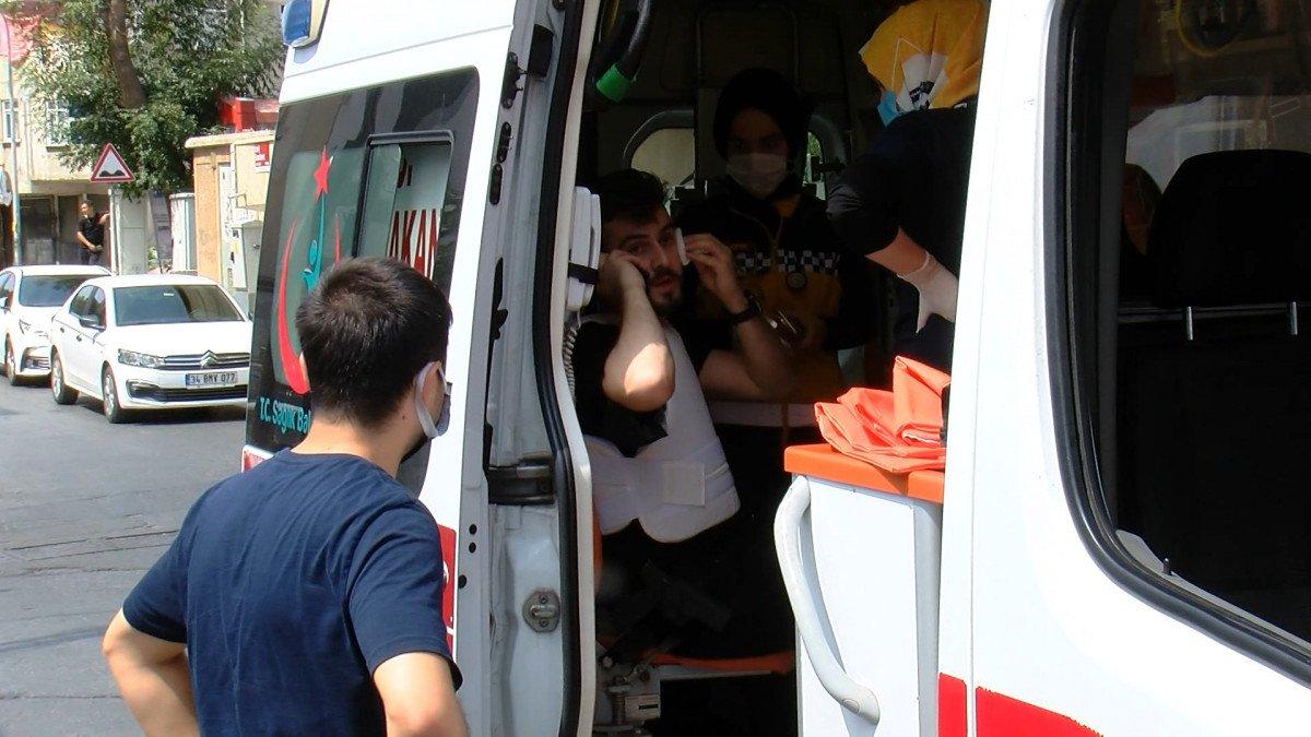 Maltepe'de çocuğunu rehin alan baba, evi ateşe verdi