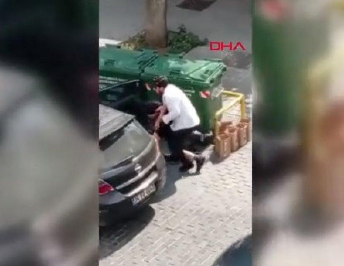 İstanbul Fatih'te kadına şiddet