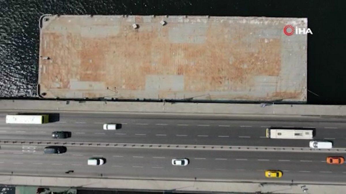 Haliç’teki tenis platformu kaldırıldı