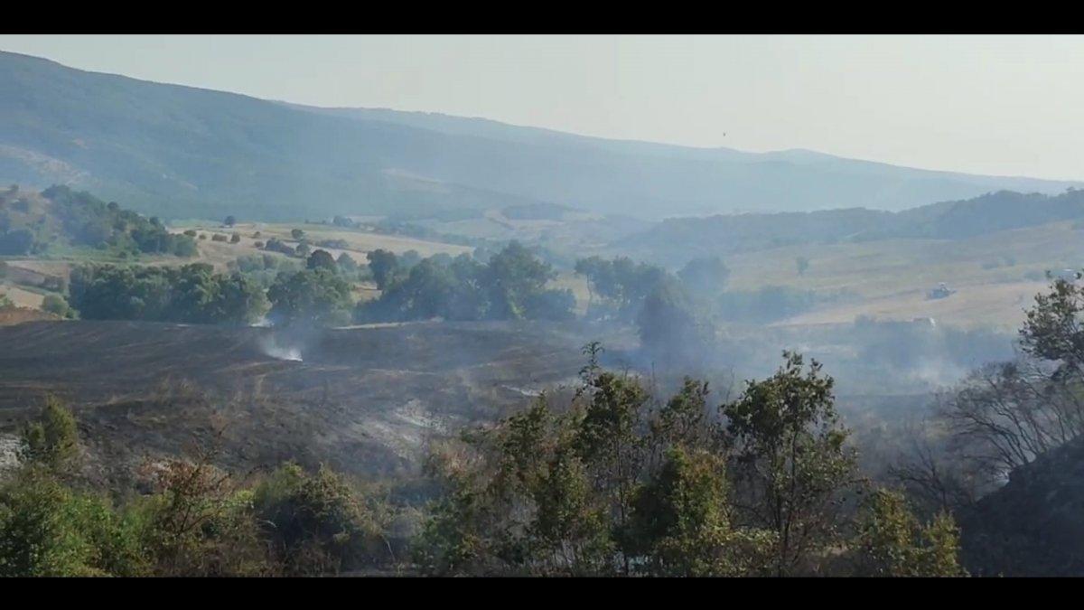 Bursa'da tarla yangınına giden orman itfaiyesi kaza yaptı
