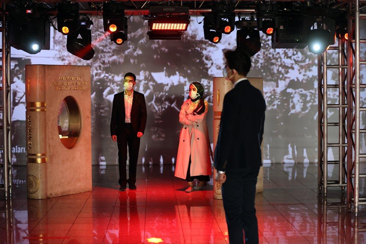 İstanbul'da 30 Ağustos Zafer Bayramı'na özel dijital gösterim