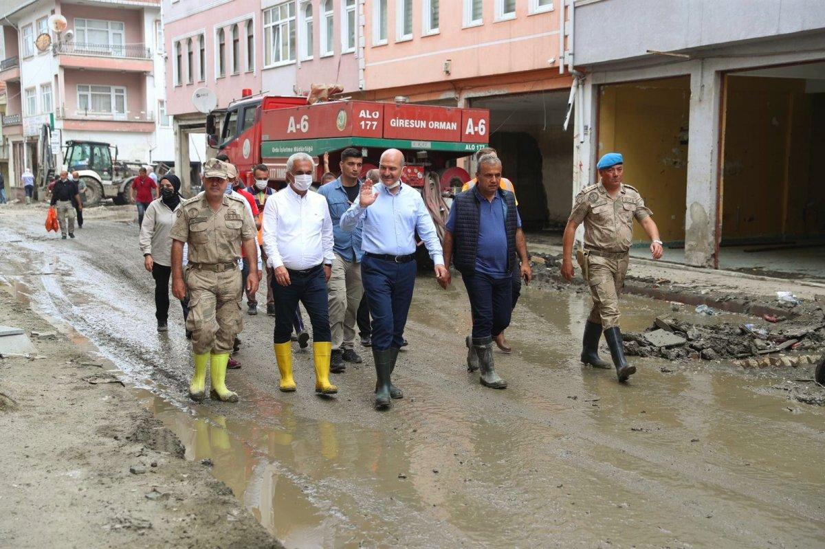 Süleyman Soylu Bozkurt’ta: 20 bin kamyon daha çamur taşınacak