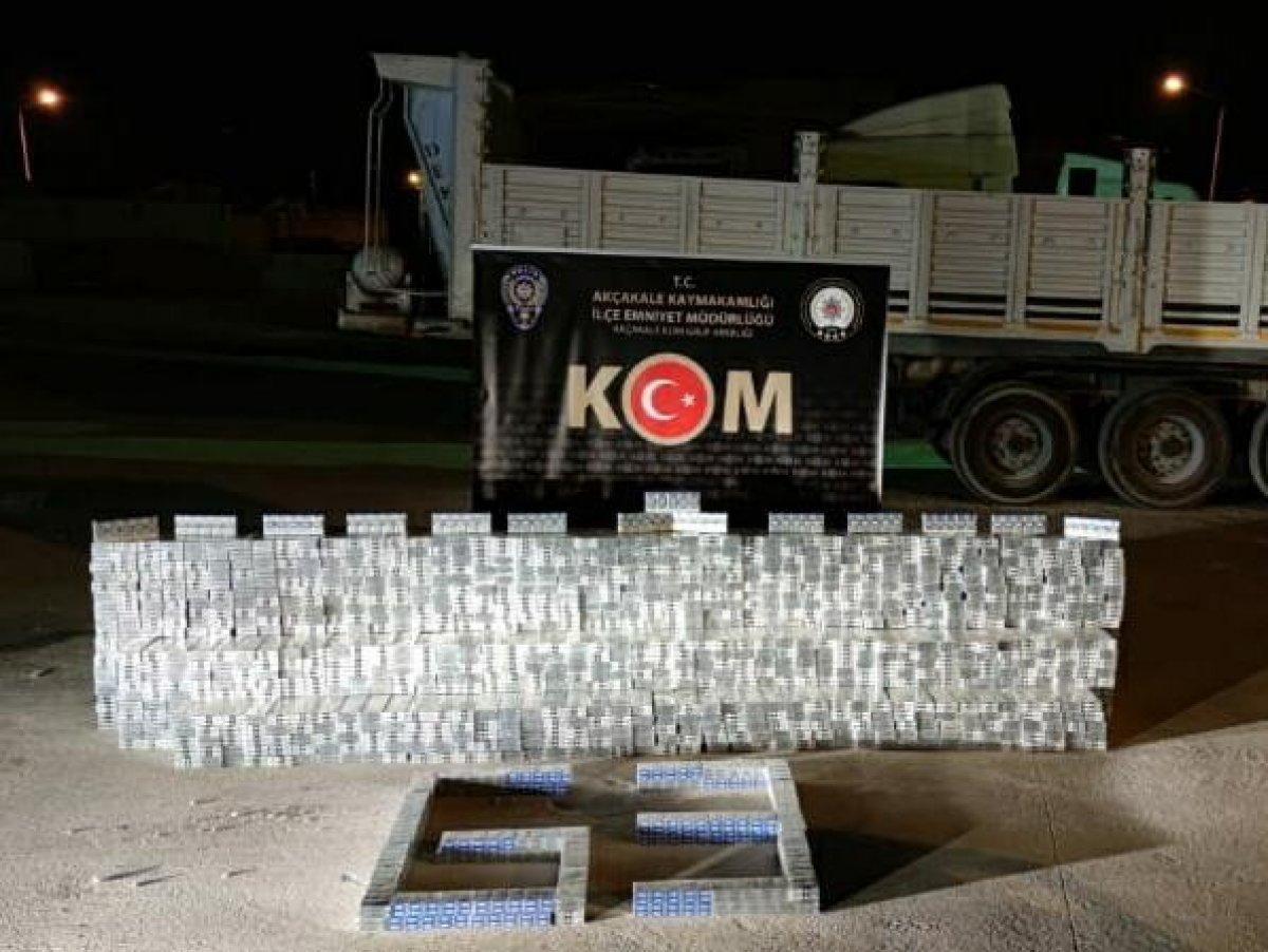 Şanlıurfa'da kaçak sigara operasyonu: 2 gözaltı