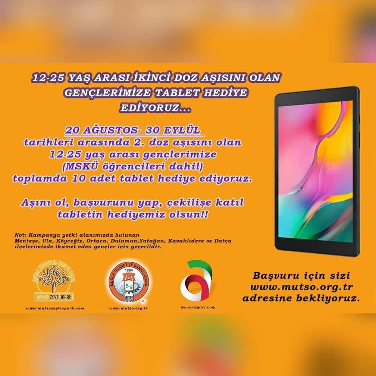 Aşı olan öğrencilerine tablet veriyor! O üniversiteden teşvik kararı...