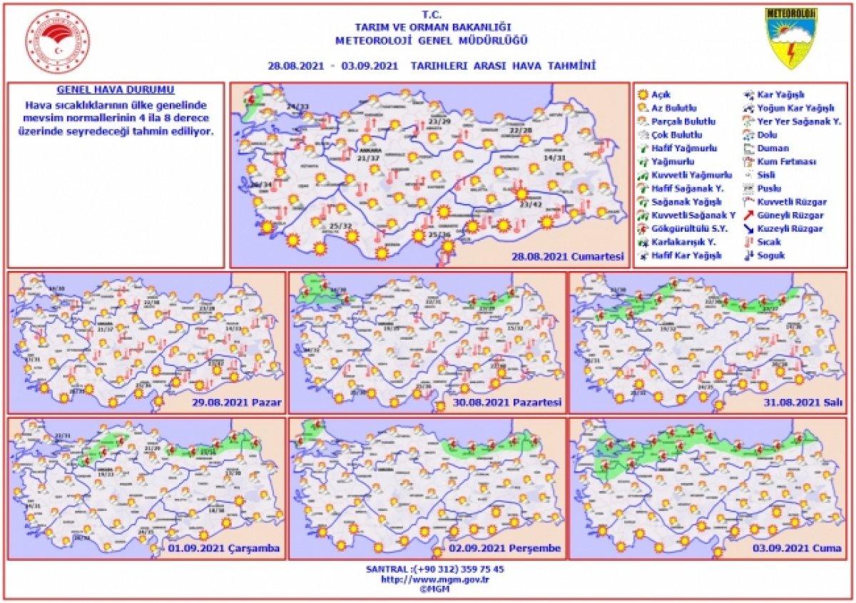 Sıcaklıklar yarından itibaren artıyor