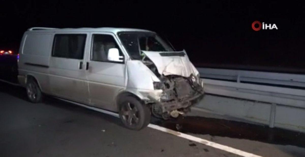 Tekirdağ’da otomobil ters yöne girdi: 1 ölü, 5 yaralı