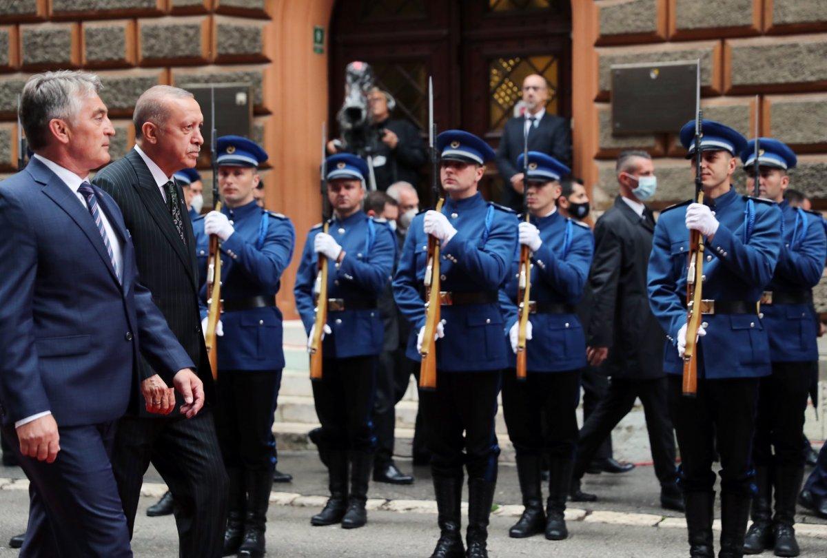 Cumhurbaşkanı Erdoğan Bosna Hersek'te