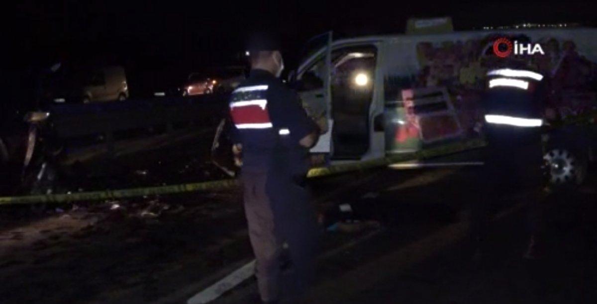 Tekirdağ’da otomobil ters yöne girdi: 1 ölü, 5 yaralı