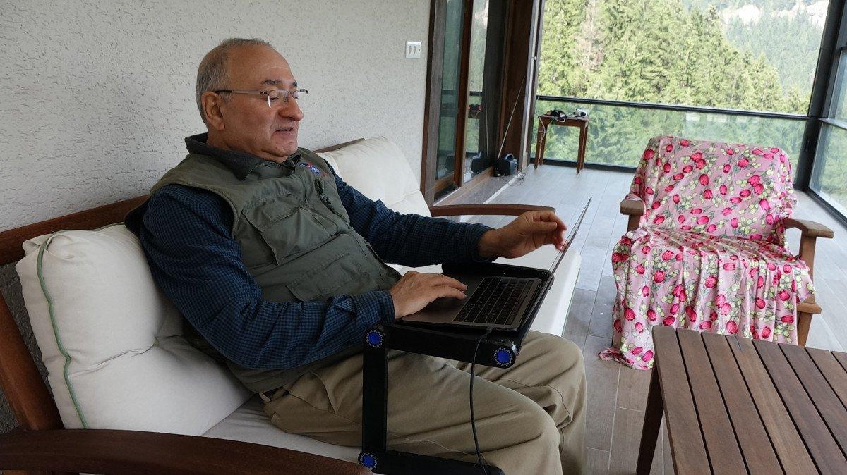 Trabzon’da tatil yapan İTÜ’lü öğretim üyesinin ayı ile başı dertte