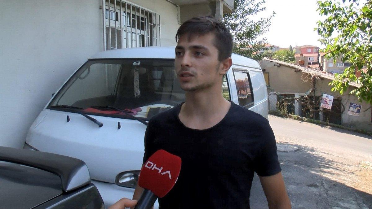 Sarıyer’de arabanın motorunu çalınma anları kamerada