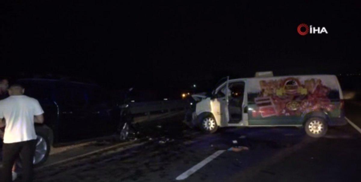 Tekirdağ’da otomobil ters yöne girdi: 1 ölü, 5 yaralı