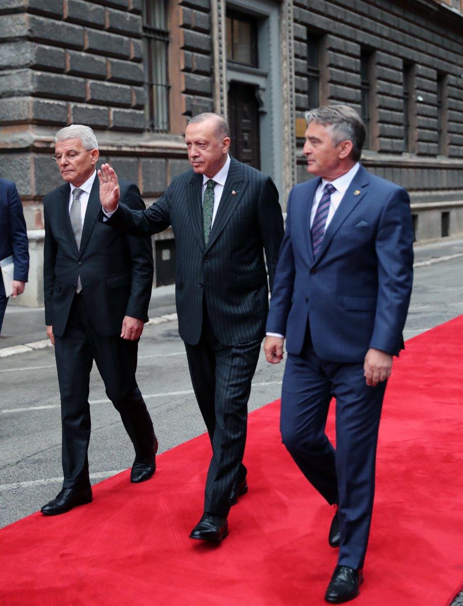 Cumhurbaşkanı Erdoğan Bosna Hersek'te