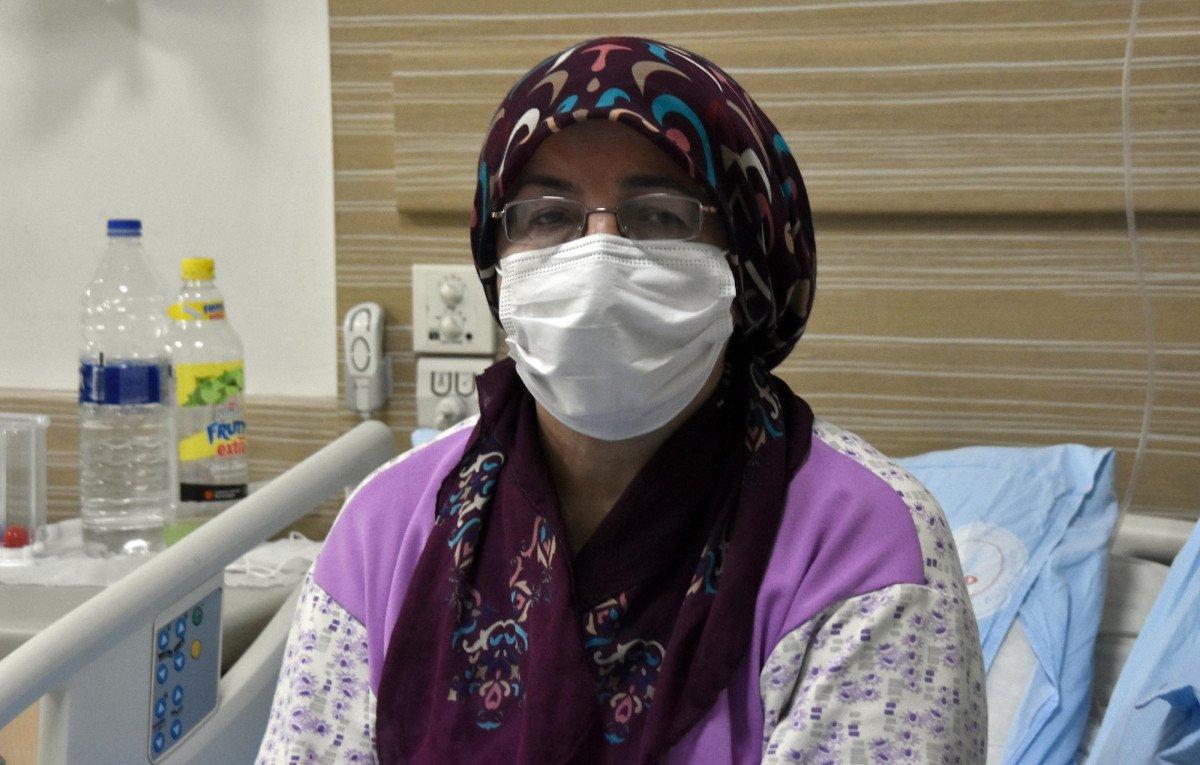 Kayseri'de aşı yaptırmayan anne ve kızı hastanede tedaviye alındı