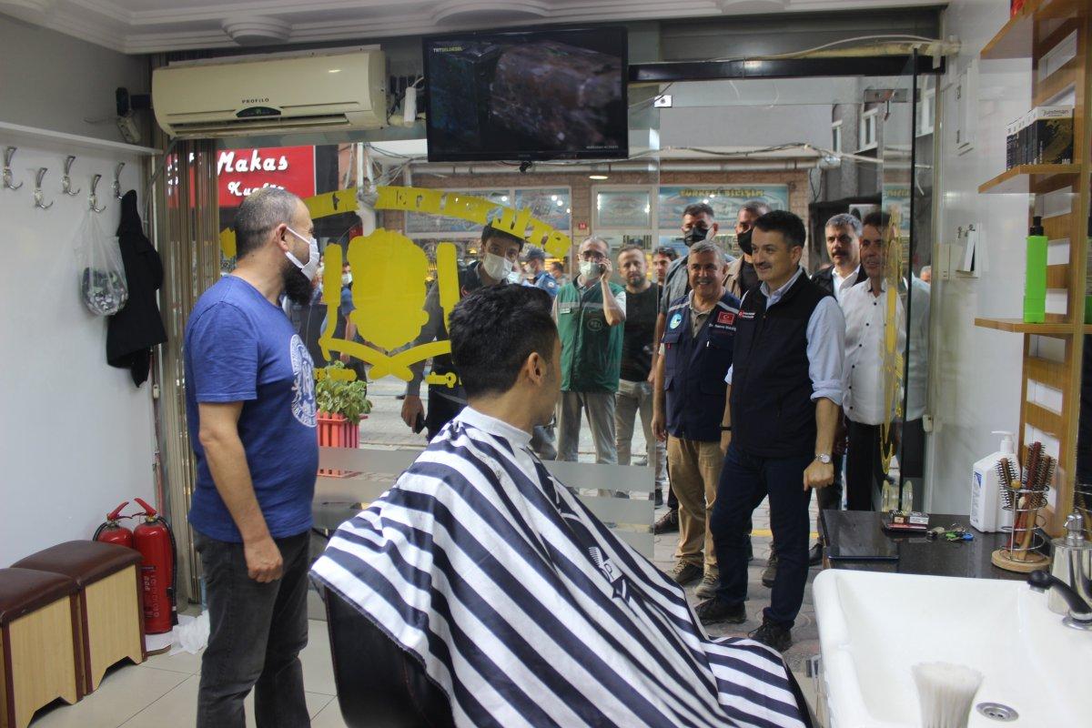 Tarım ve Orman Bakanı Bekir Pakdemirli Türkeli'de