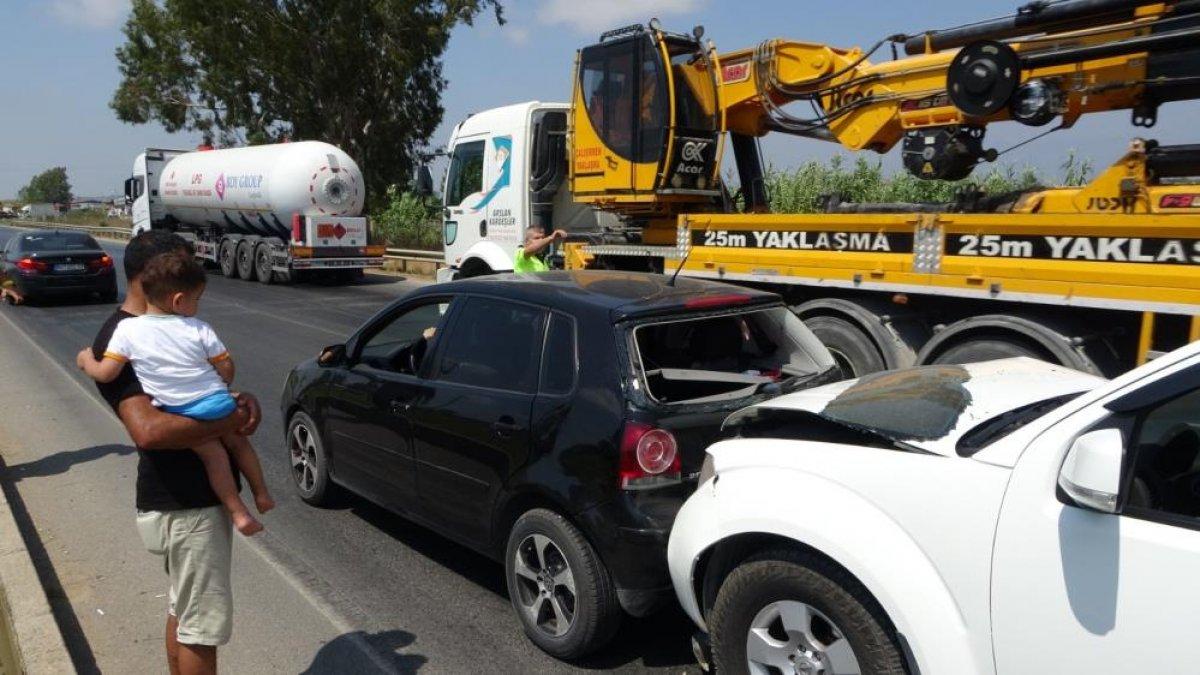 Antalya'da meydana gelen kazada 1 kişi yaralandı