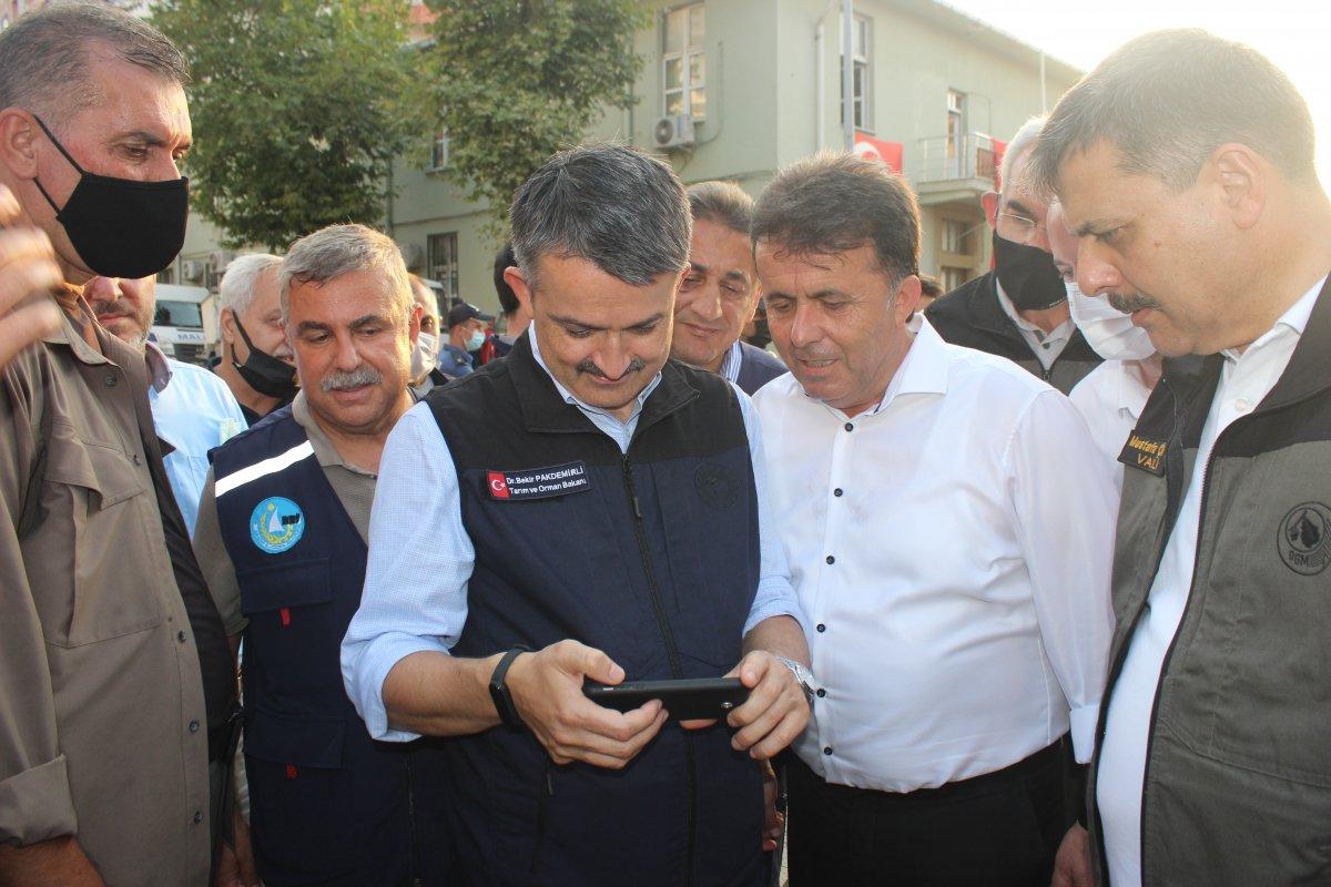 Tarım ve Orman Bakanı Bekir Pakdemirli Türkeli'de