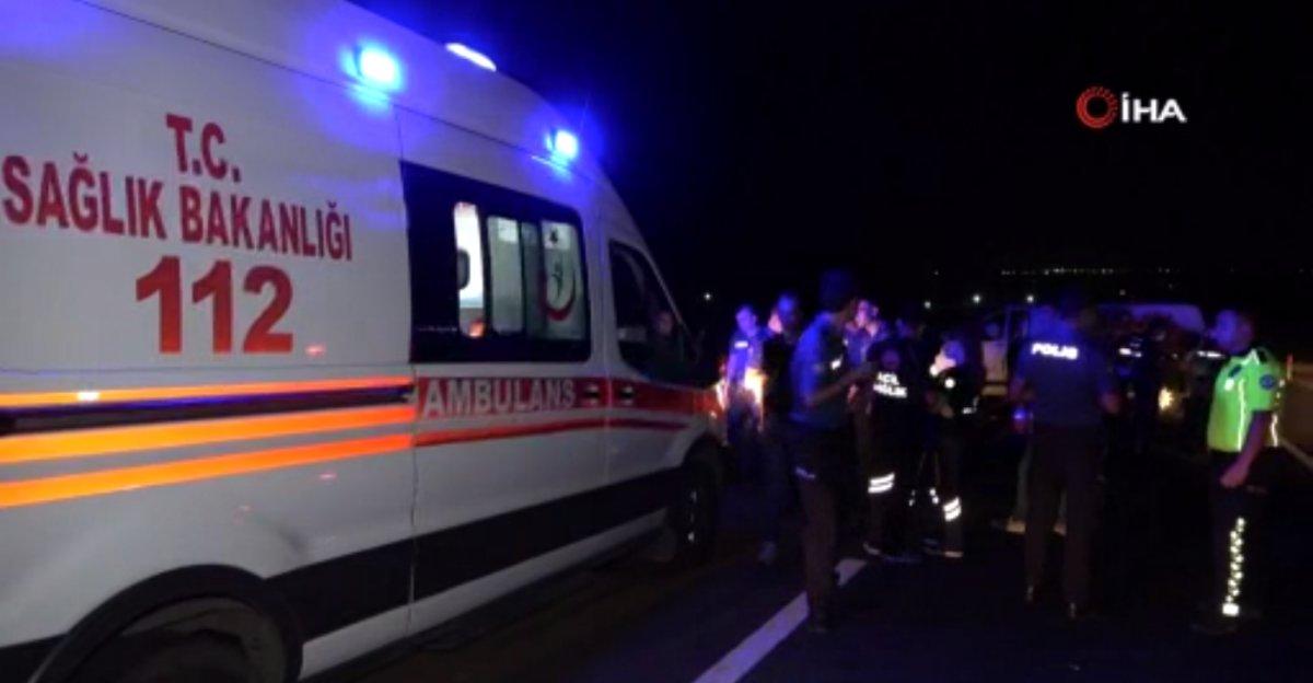 Tekirdağ’da otomobil ters yöne girdi: 1 ölü, 5 yaralı