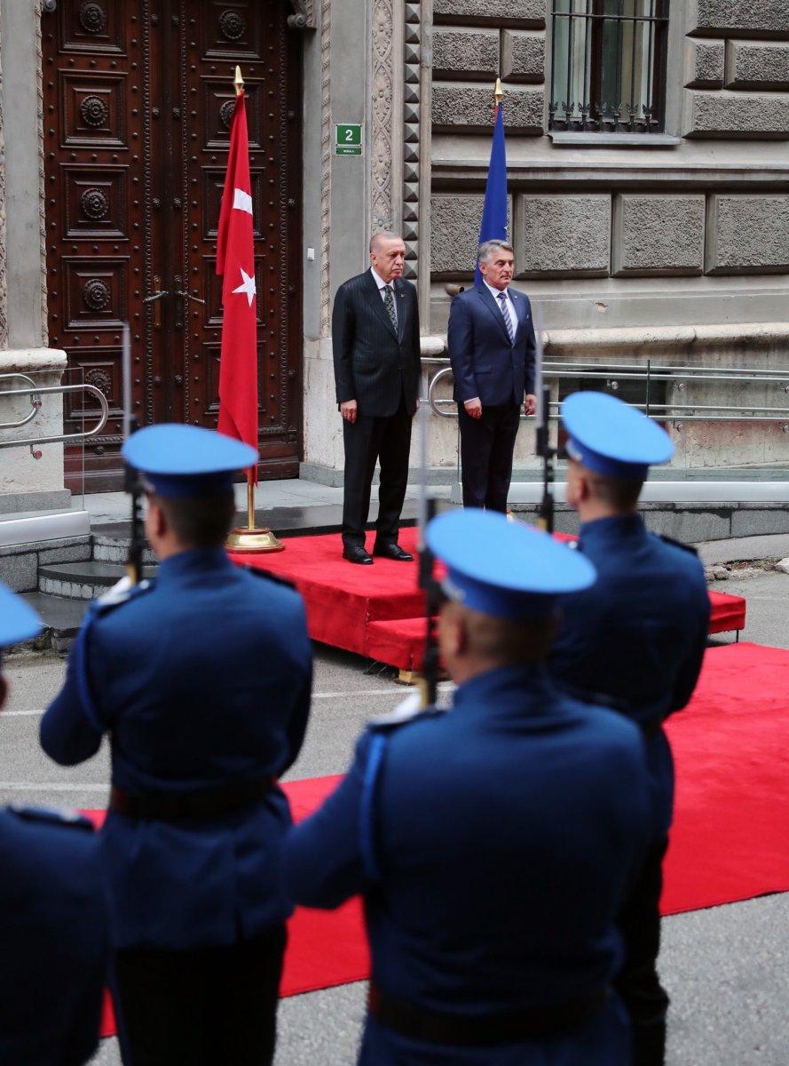 Cumhurbaşkanı Erdoğan Bosna Hersek'te