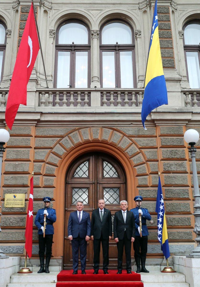 Cumhurbaşkanı Erdoğan Bosna Hersek'te