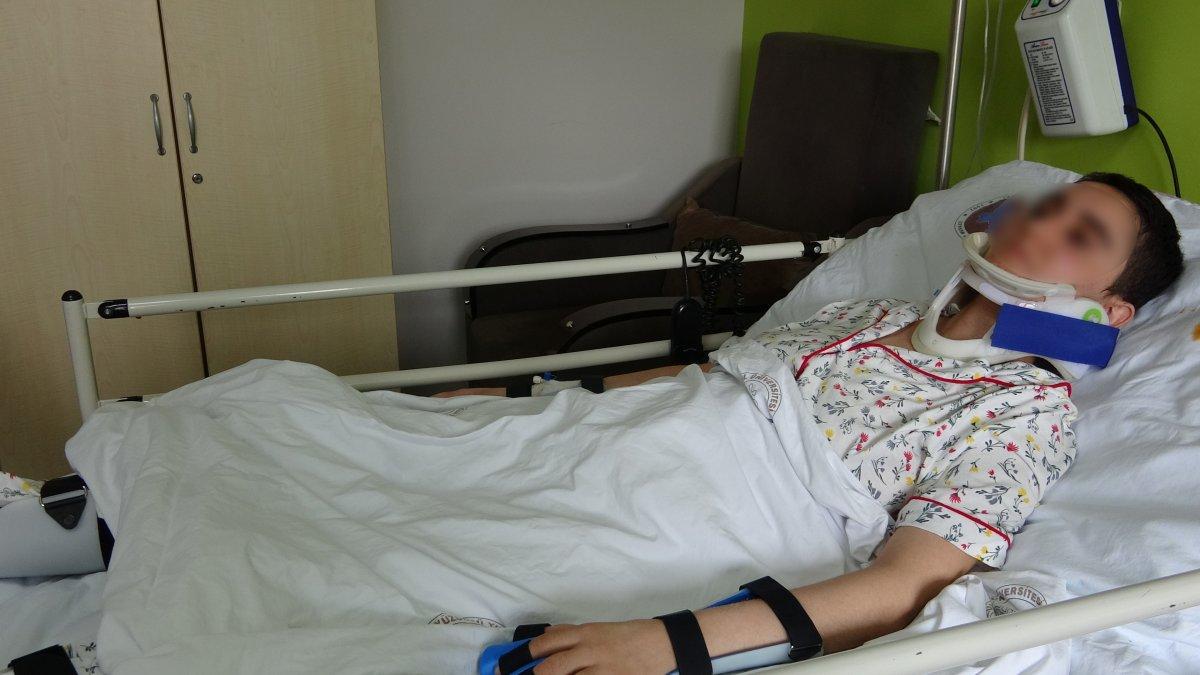 Van’da tartıştığı eşini üçüncü kattan attı