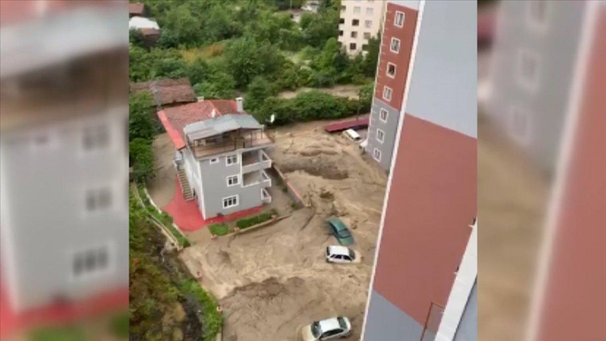 Bozkurt ilçesindeki selde yeni görüntüler yayınlandı