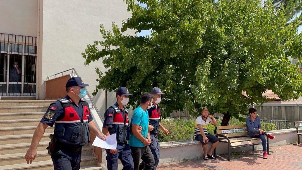 Filyos Limanı şantiyesinden 1 ton demir çalan şahıs yakalandı