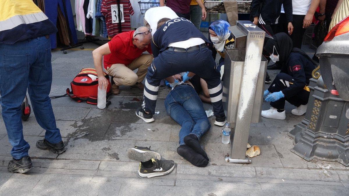 Çorum’da sokak ortasında sırtından vurup kaçtı