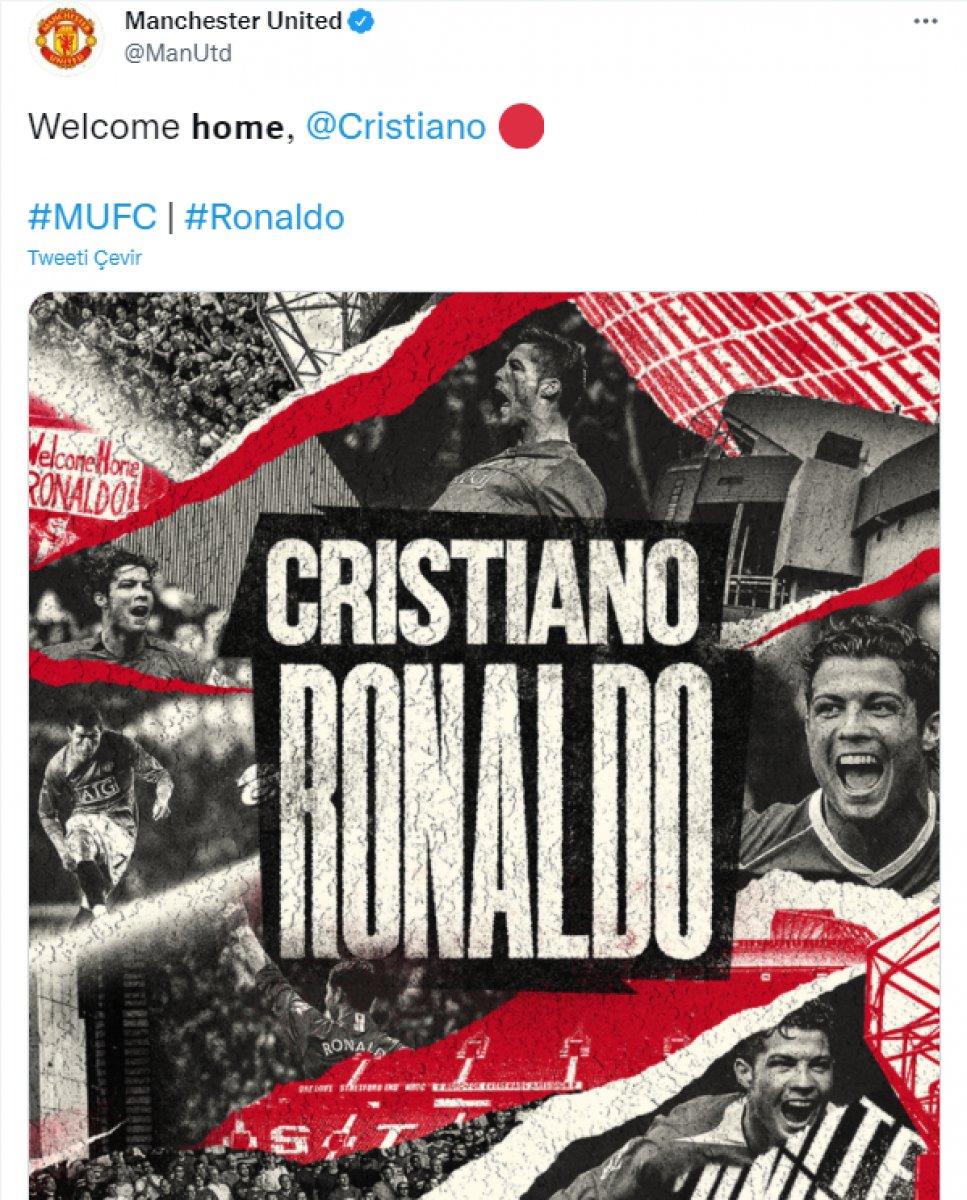 Cristiano Ronaldo resmen Manchester United'da