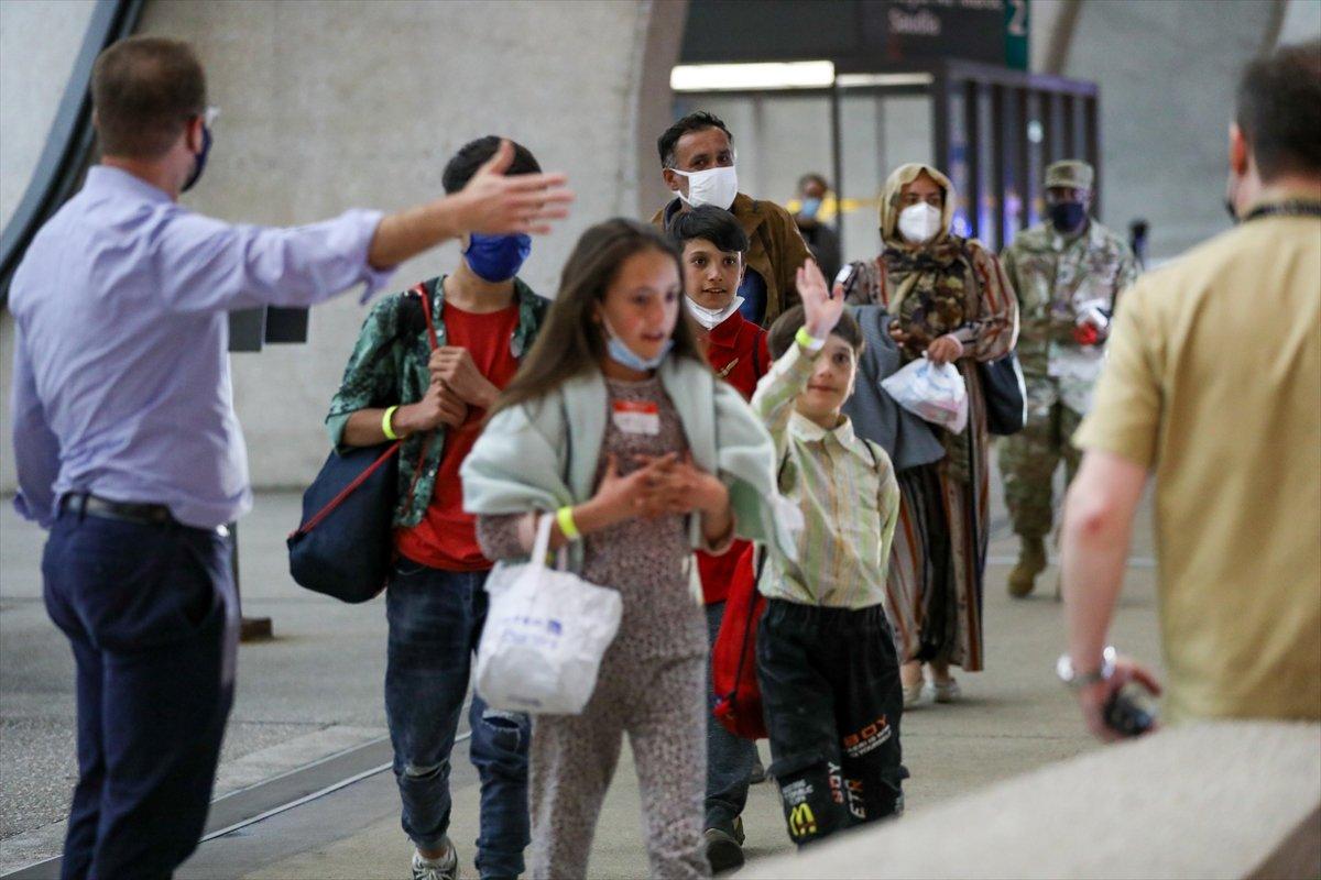 Afganistan'daki insanlar ABD'ye getirildi