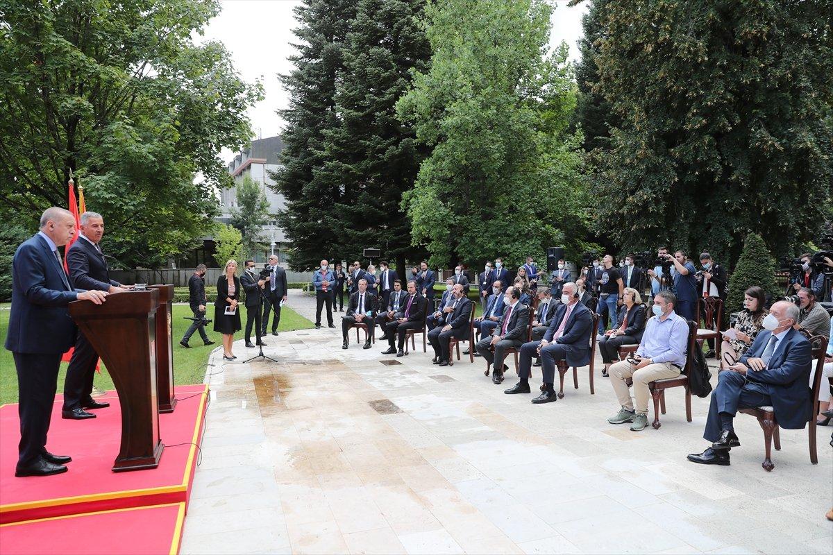 Cumhurbaşkanı Erdoğan'ın Karadağ'daki basın toplantısı konuşması