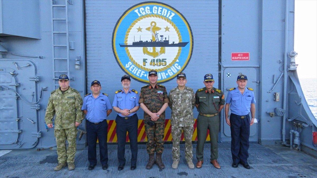 Libya Genelkurmay Başkanı Haddad'dan TCG Gediz'e ziyaret