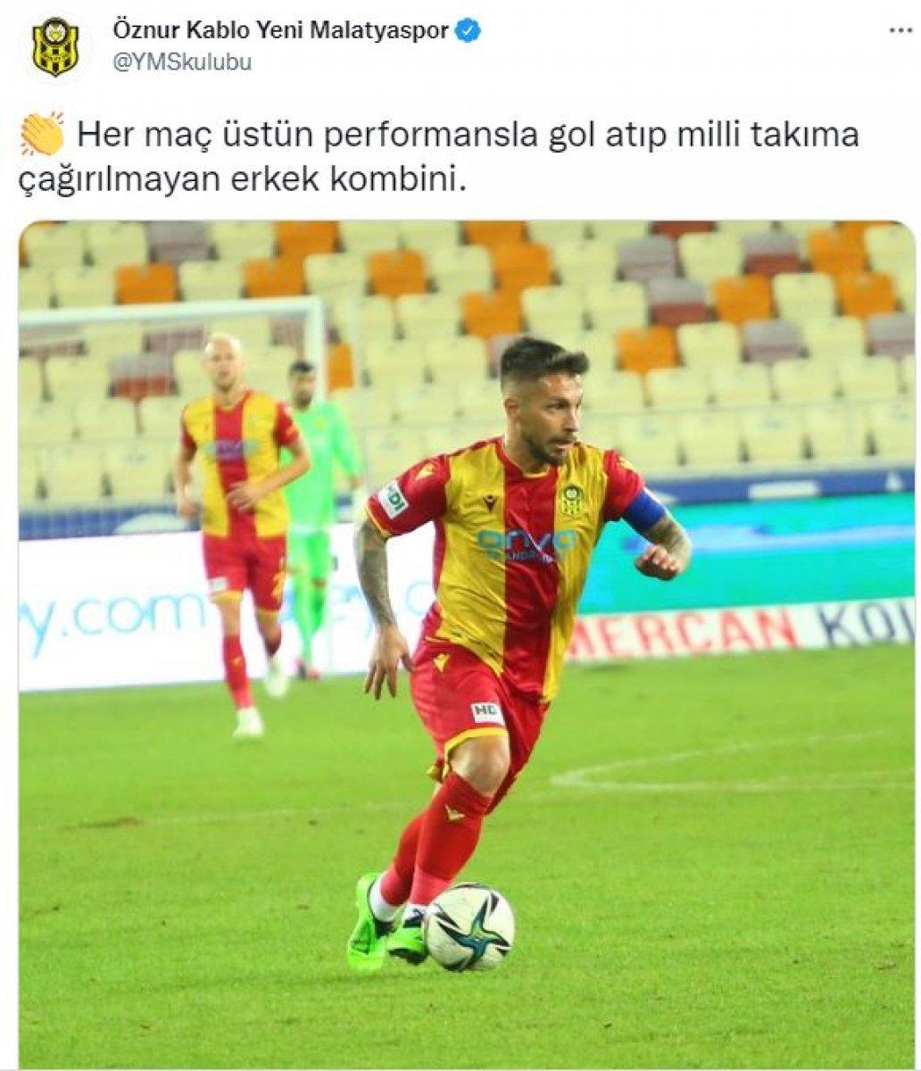 Yeni Malatyaspor'dan Adem Büyük tepkisi