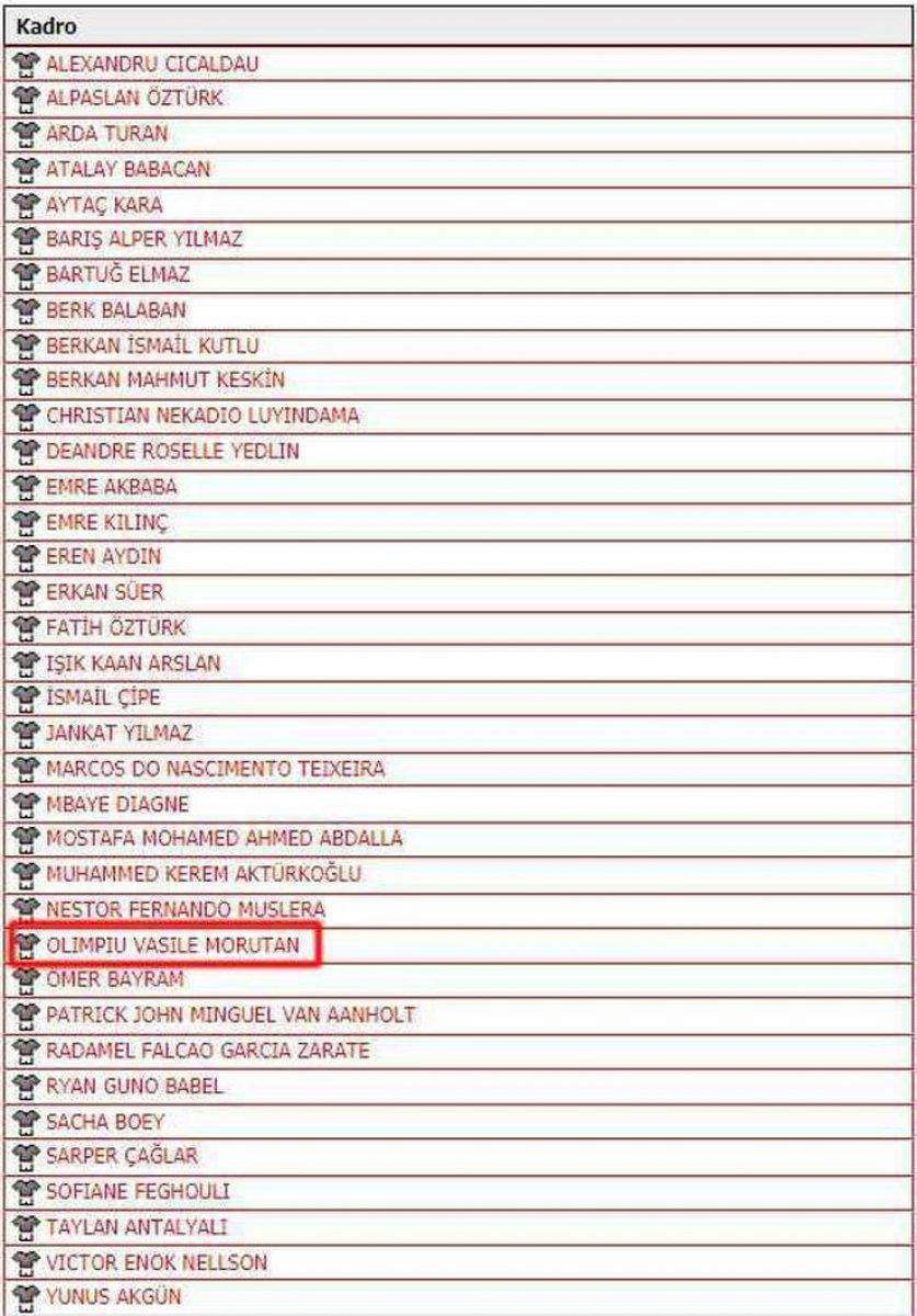 Morutan'ın lisansı çıktı