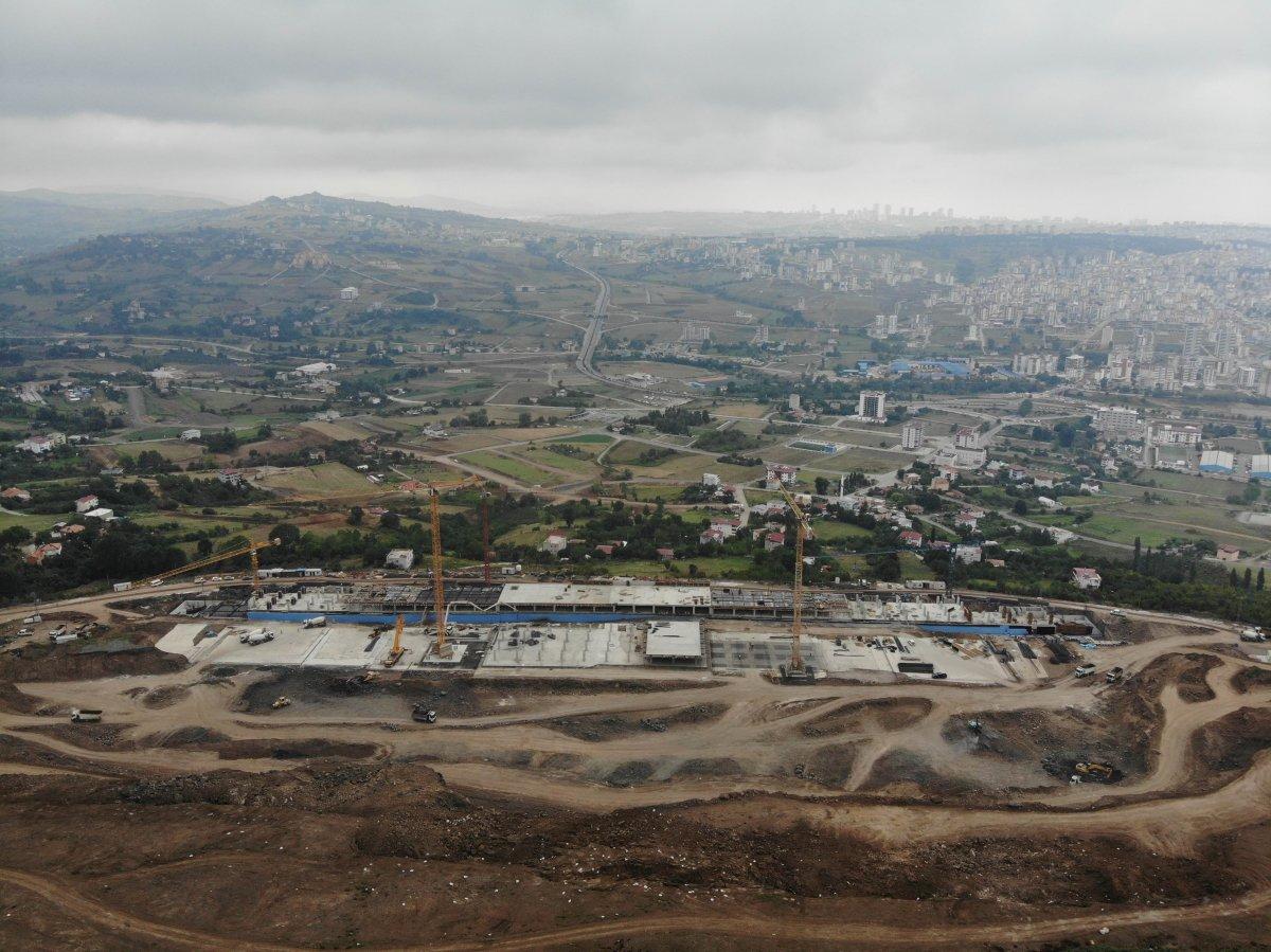 Samsun Şehir Hastanesi, adım adım inşa ediliyor