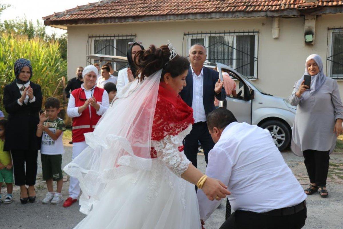 Sakarya'da görme engelli çift tüm engelleri aşarak evlendi
