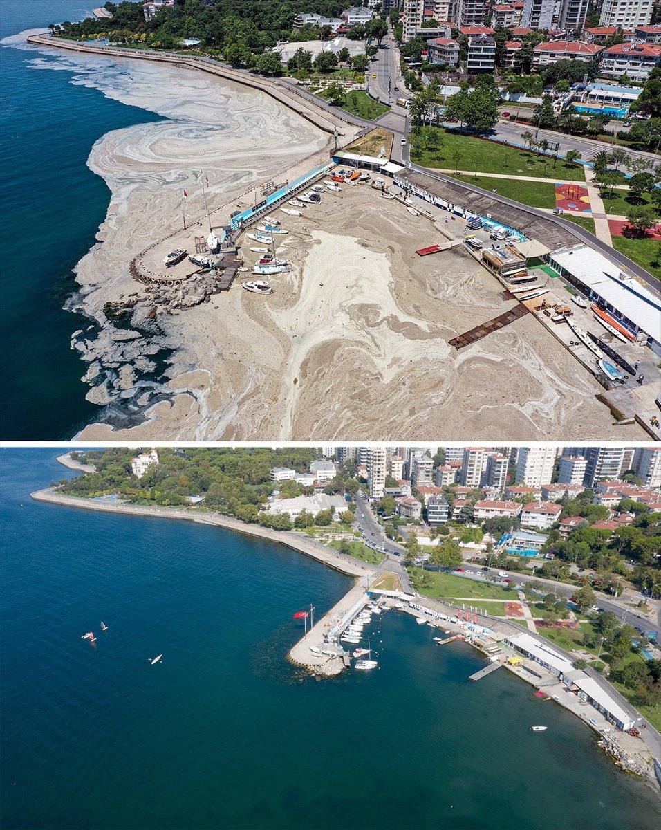 İstanbul sahilleri müsilajdan arındırıldı