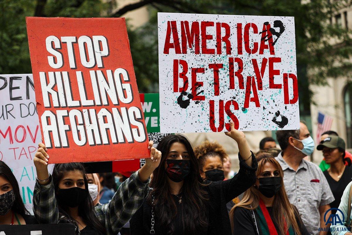 ABD'de Taliban protesto edildi