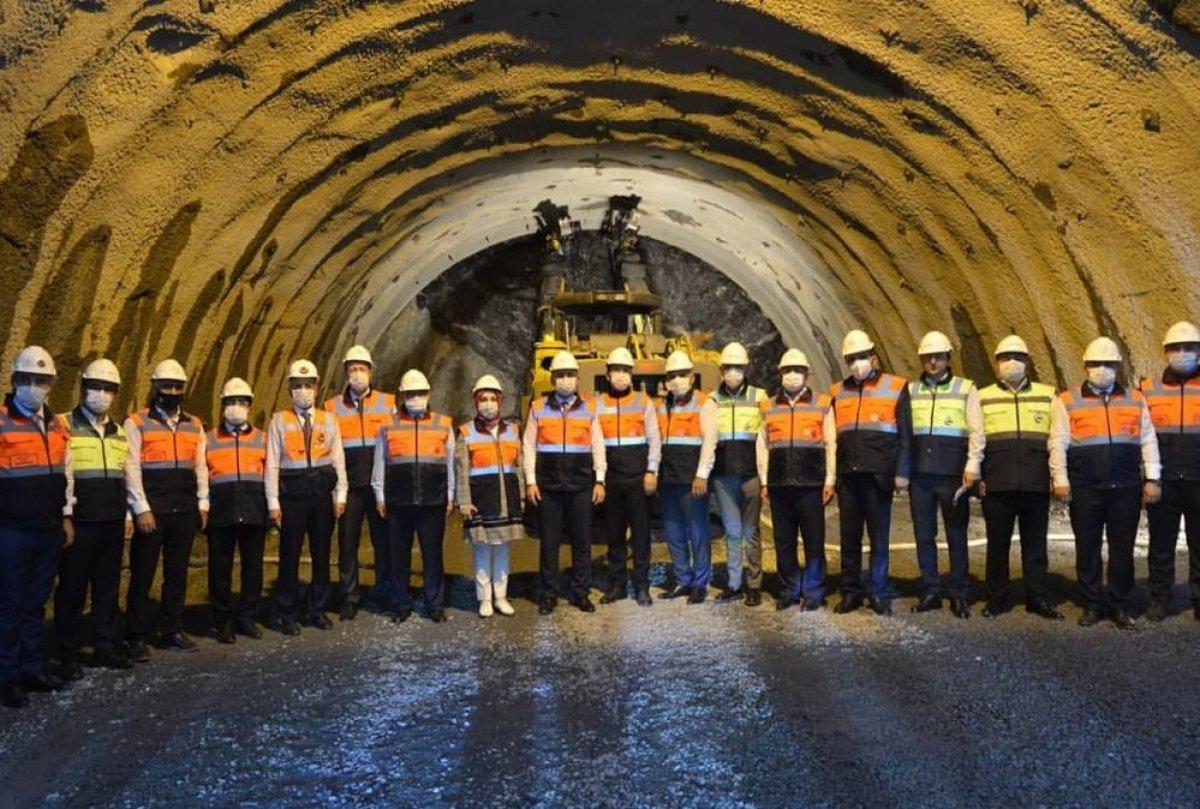 Zigana Tüneli'nde sona gelindi