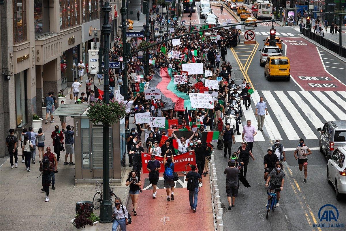 ABD'de Taliban protesto edildi