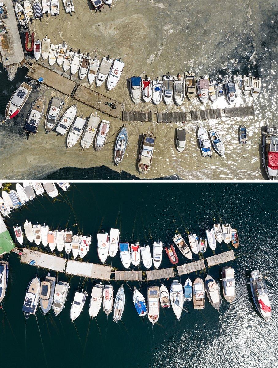 İstanbul sahilleri müsilajdan arındırıldı