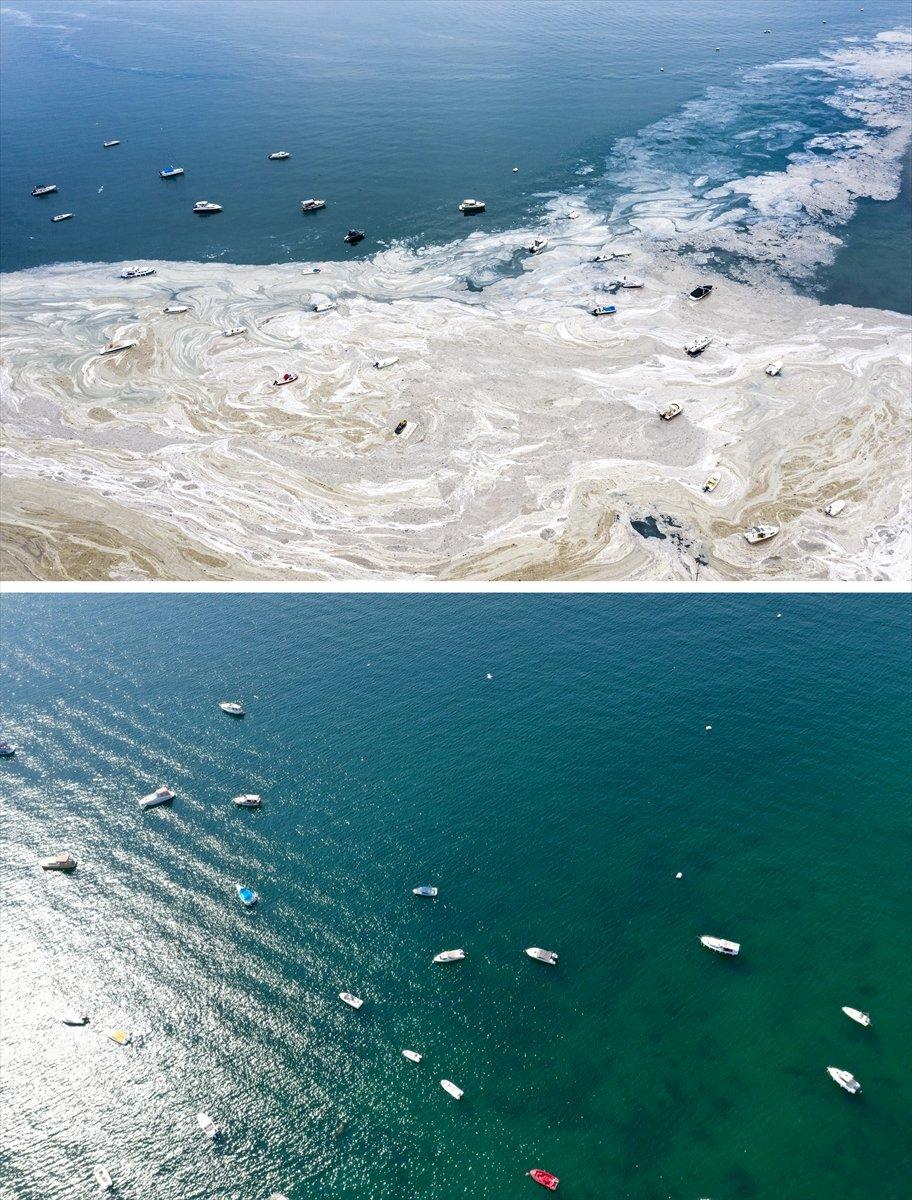 İstanbul sahilleri müsilajdan arındırıldı