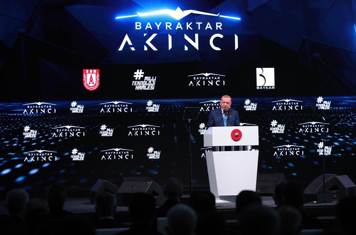 Cumhurbaşkanı Erdoğan, Akıncı TİHA töreninde