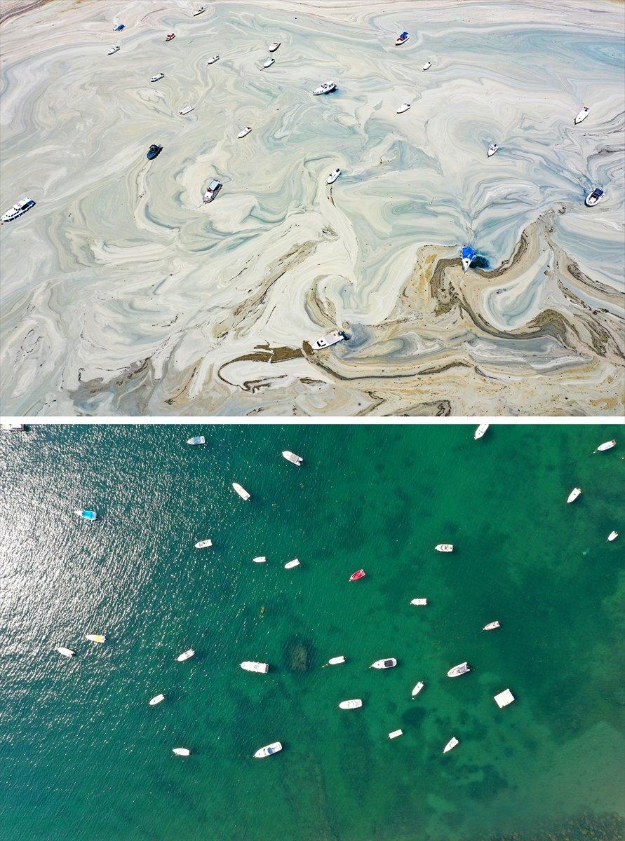 İstanbul sahilleri müsilajdan arındırıldı