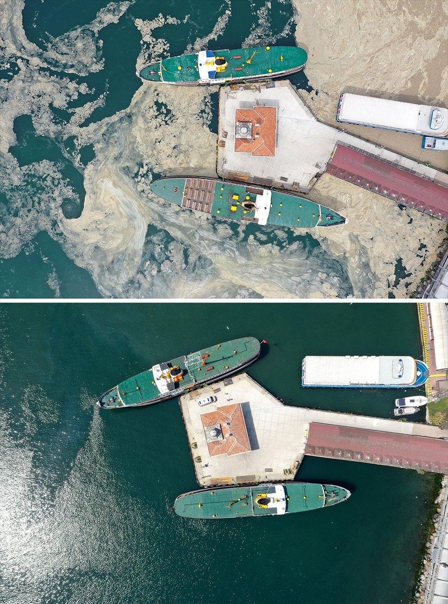 İstanbul sahilleri müsilajdan arındırıldı