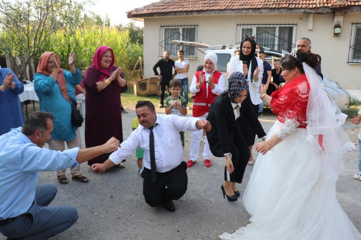 Sakarya'da görme engelli çift tüm engelleri aşarak evlendi