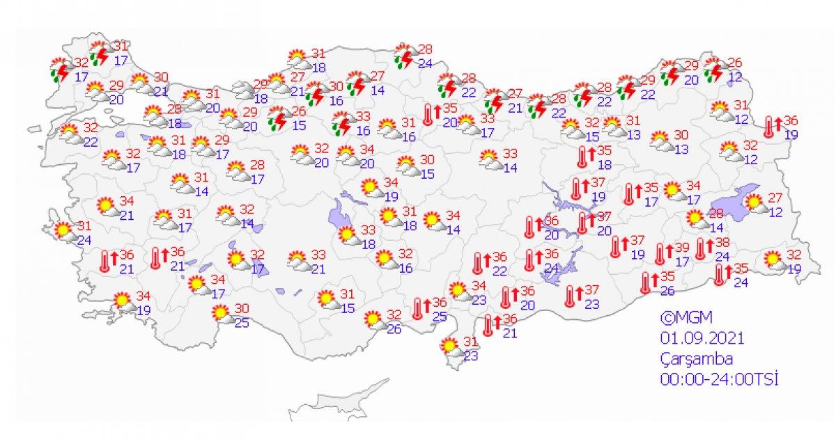 Marmara ve Karadeniz için kuvvetli yağış uyarısı