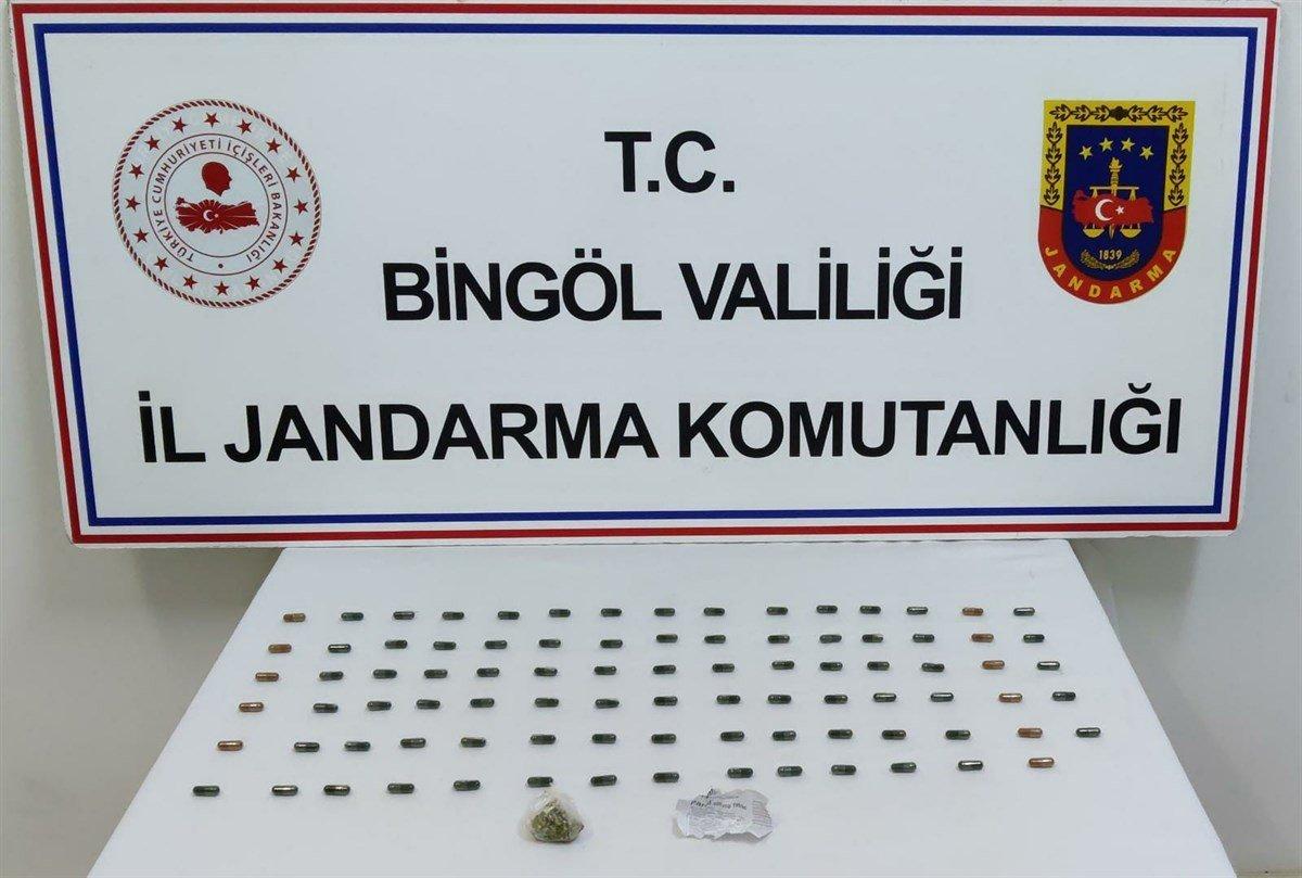 Bingöl’de 500 bin TL değerinde uyuşturucu yakalandı