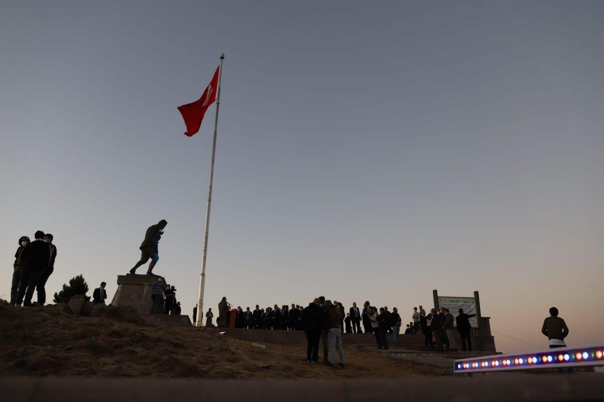 Zafer Treni yolcuları Büyük Taarruz'un başladığı yerde