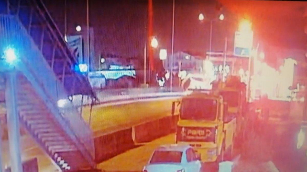 Kocaeli'de 7 işçinin yaralandığı kazanın görüntüleri ortaya çıktı